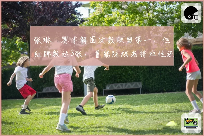 张琳芃赛季解围次数联盟第一，但红牌数达3张，鲁能防线老将血性还是鲁莽？